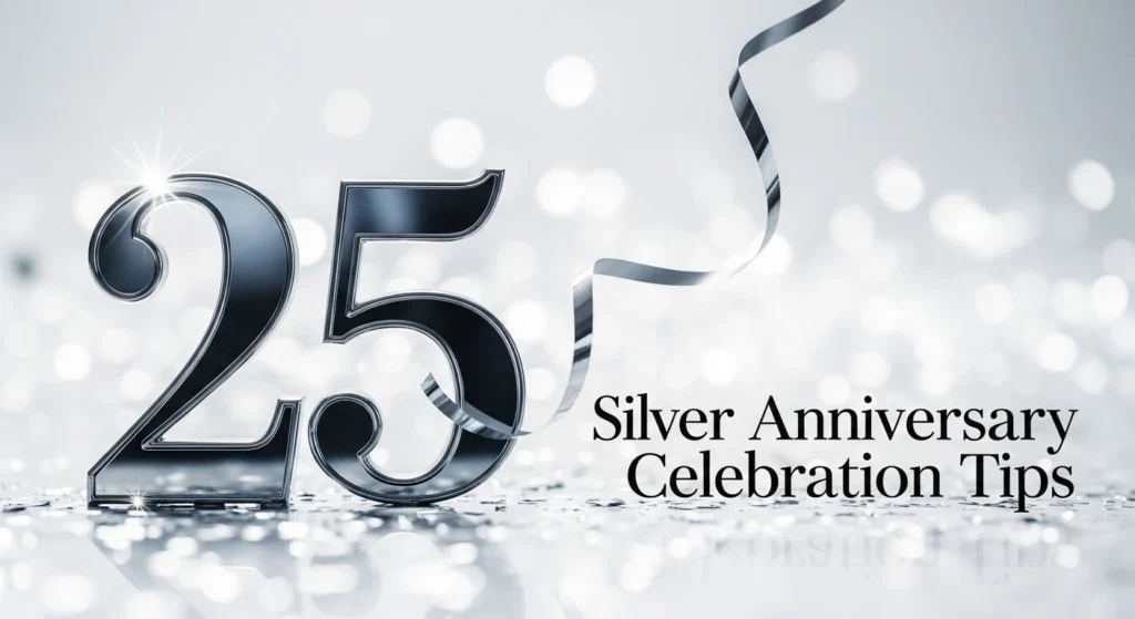 Silver Anniversary Celebration Tips