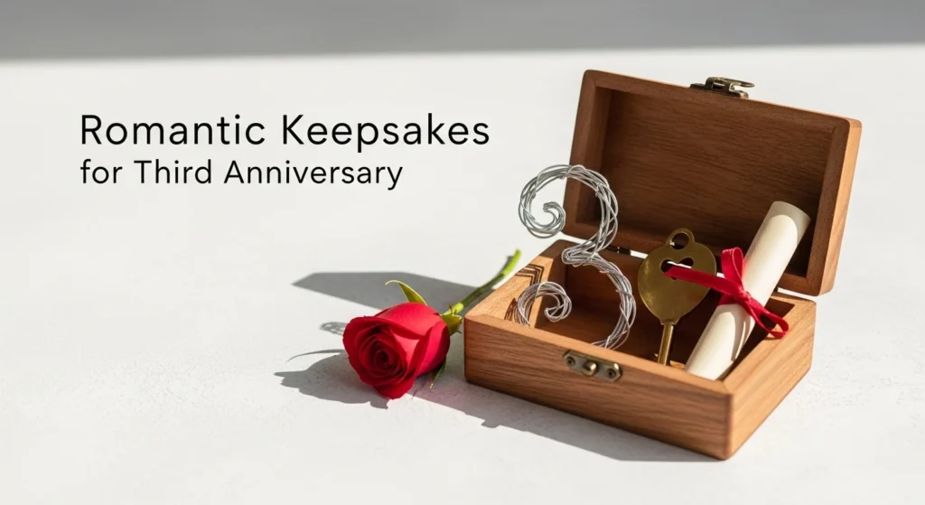 Romantic Keepsakes for Third Anniversary