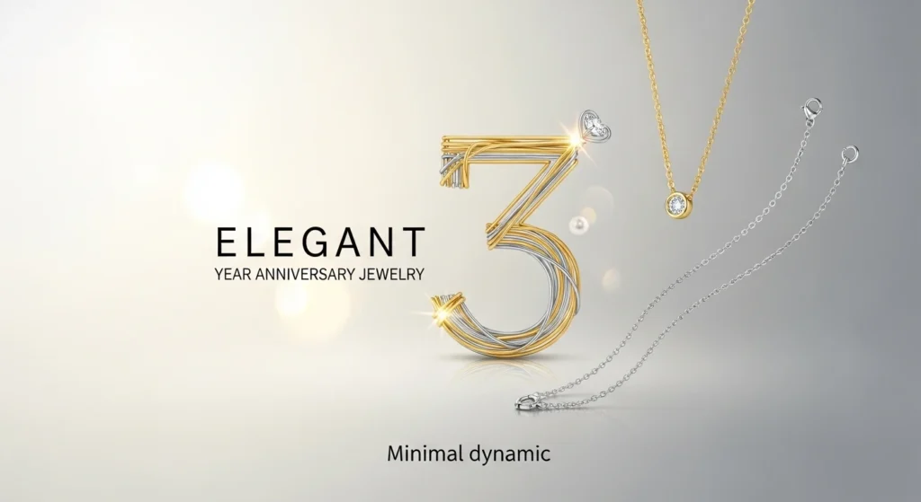 Elegant 3-Year Anniversary Jewelry