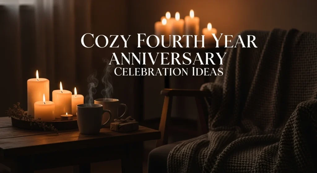 Cozy Fourth Year Anniversary Celebration Ideas