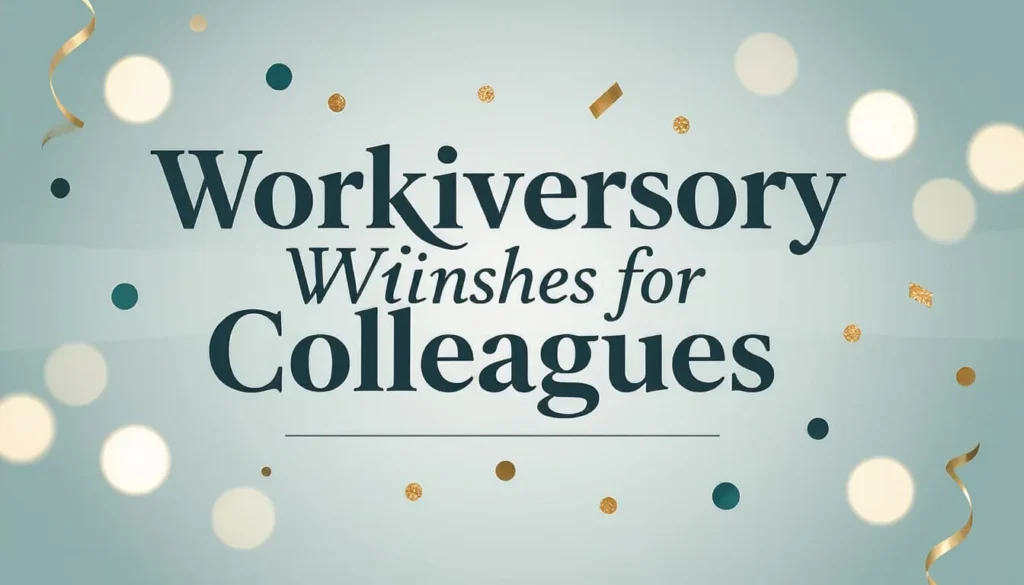 Workiversary Wishes for Colleagues