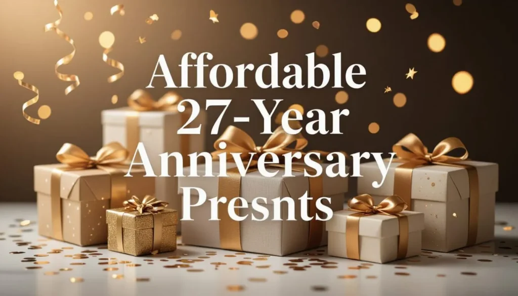Affordable 27-Year Anniversary Presents