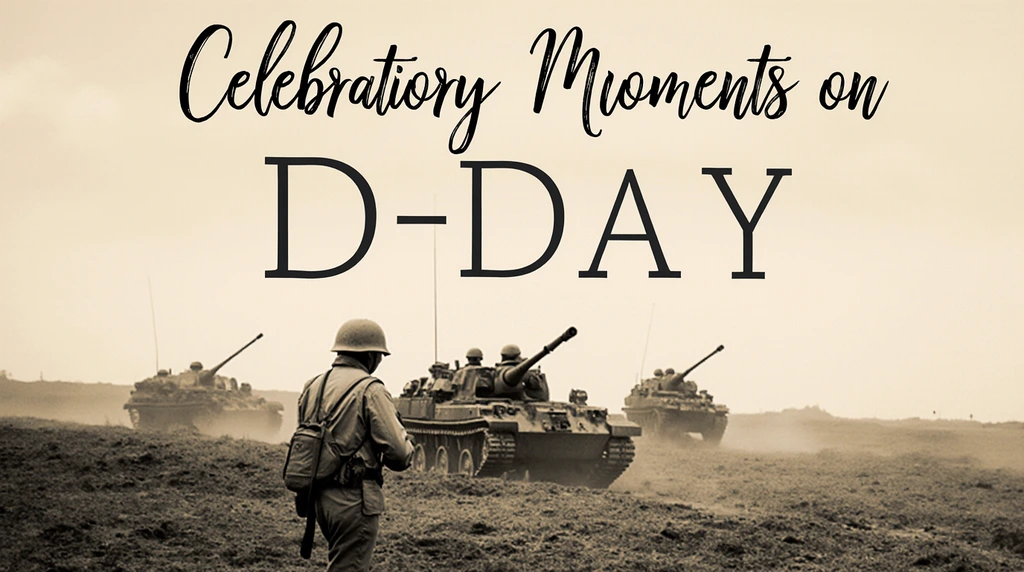 Celebratory Moments on D-Day Anniversary