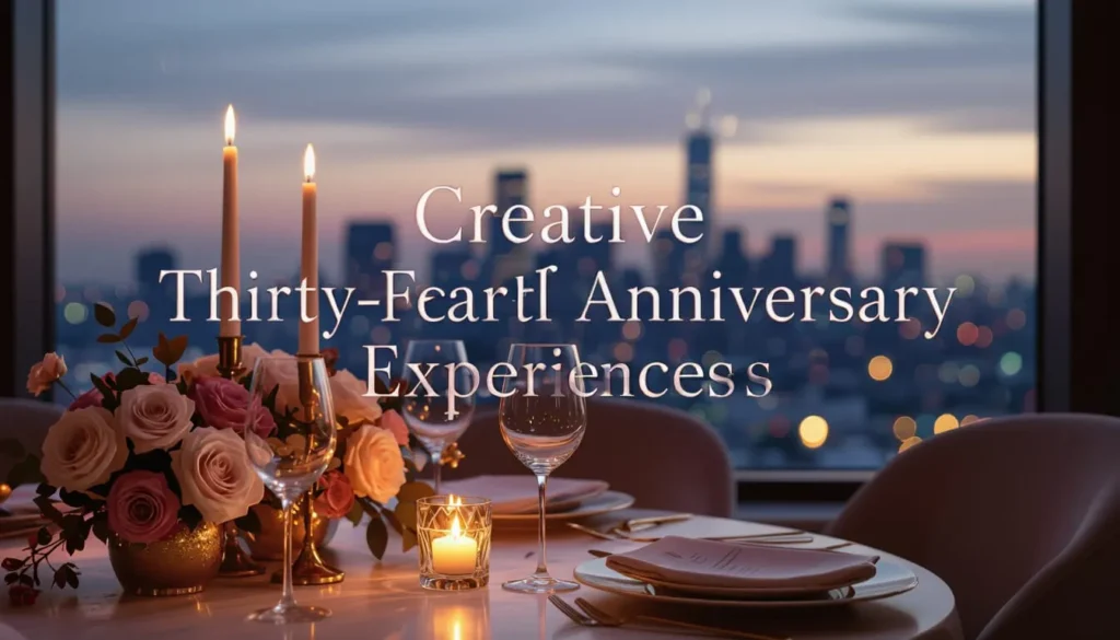 Creative Thirty-Fourth Anniversary Experiences