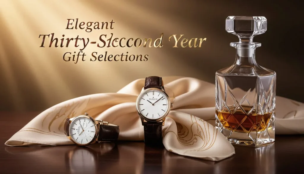 Elegant Thirty-Second Year Gift Selections