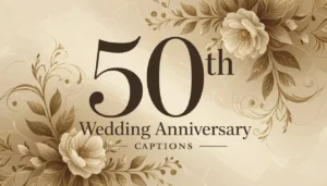 50th Wedding Anniversary Captions