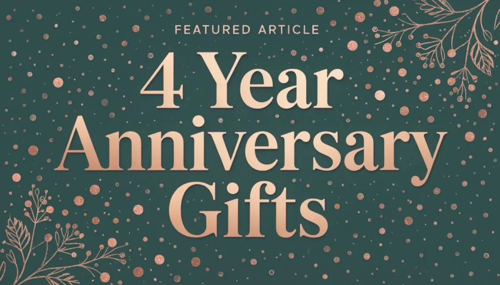 4 Year Anniversary Gifts