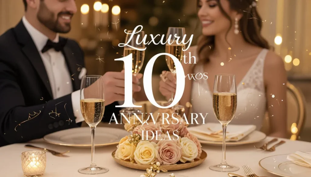 Luxury 10th Anniversary Celebration Ideas