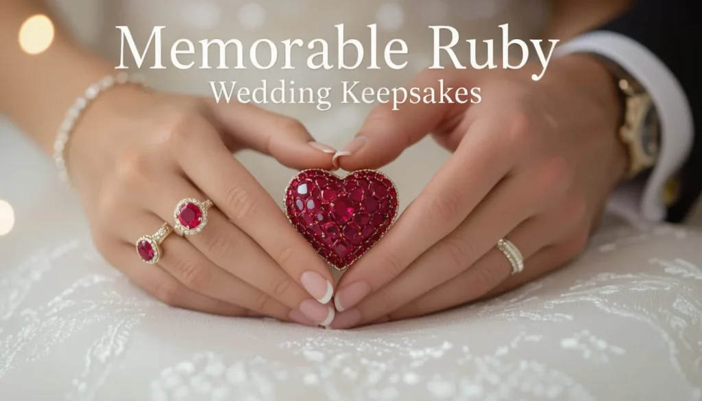Memorable Ruby Wedding Keepsakes