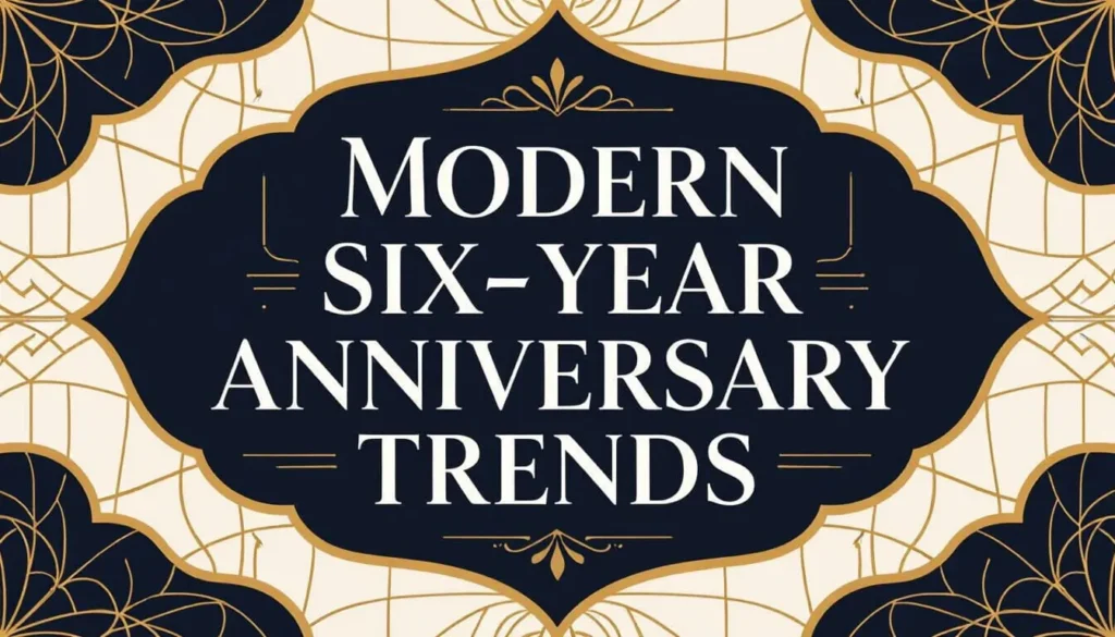 Modern Six-Year Anniversary Trends