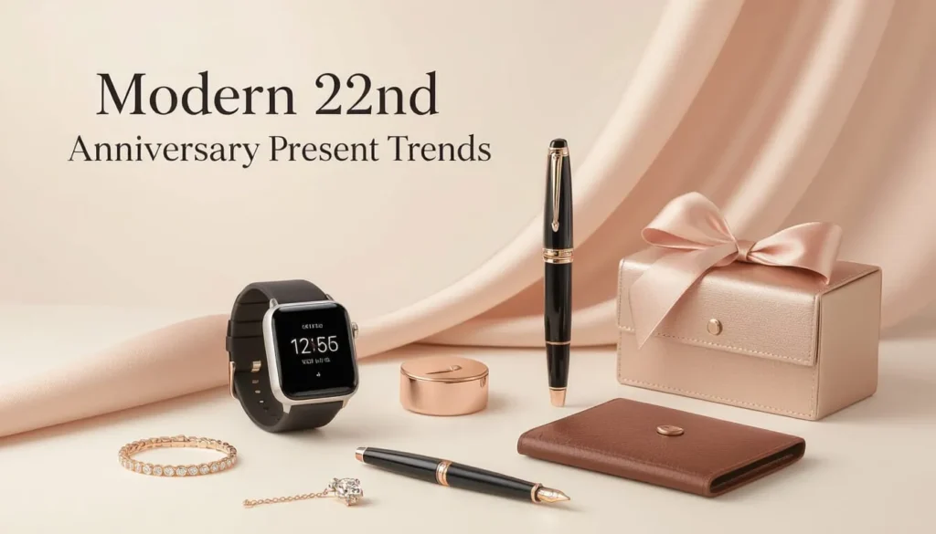 Modern 22nd Anniversary Present Trends