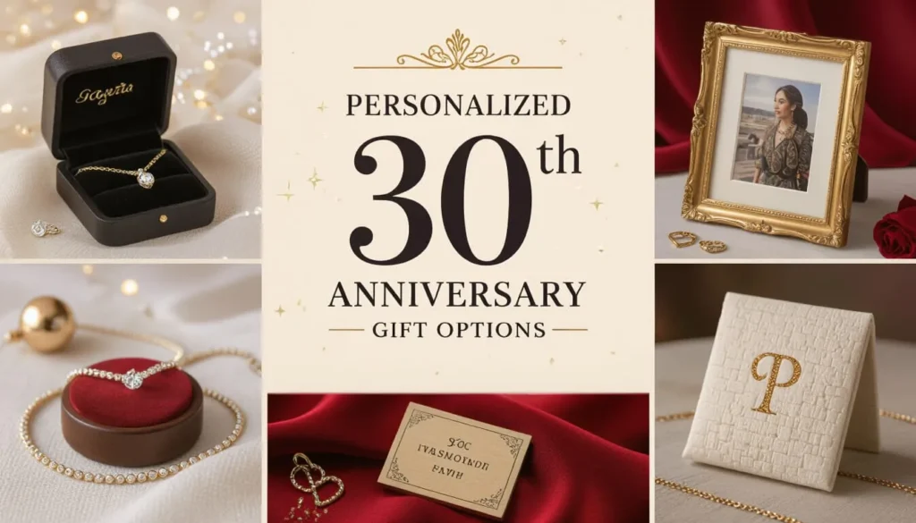 Personalized 30th Anniversary Gift Options
