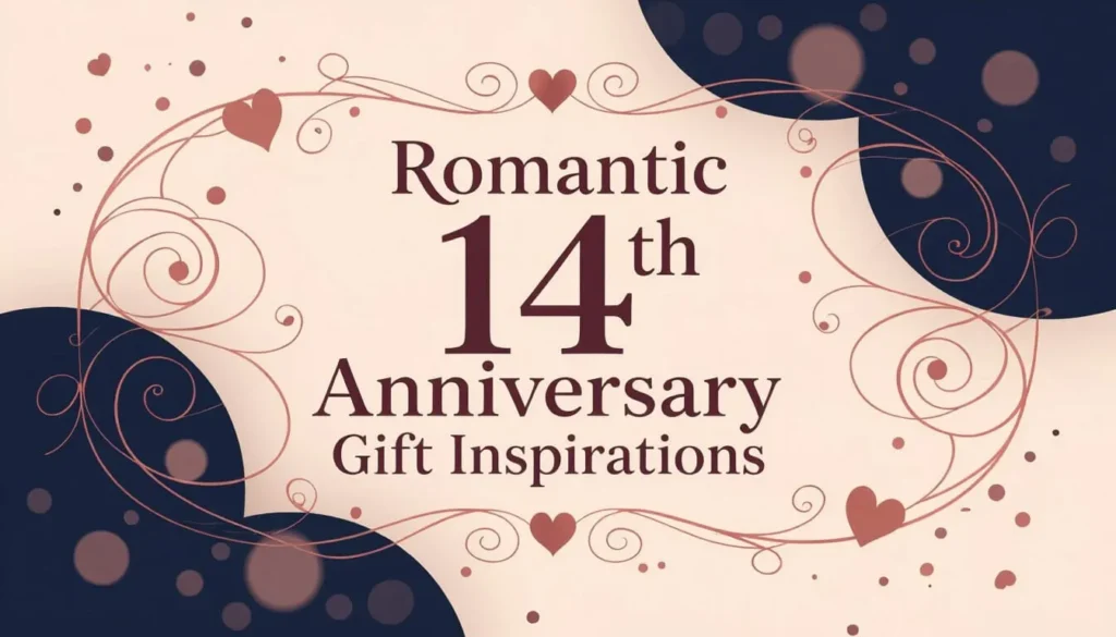 Romantic 14th Anniversary Gift Inspirations