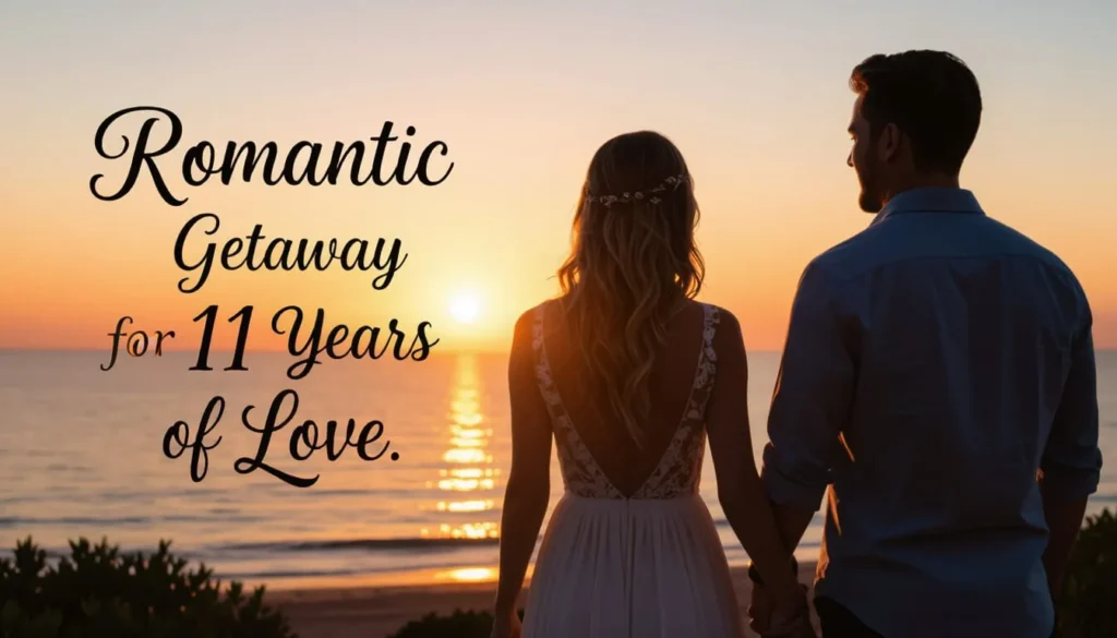 Romantic Getaway Gifts for 11 Years of Love