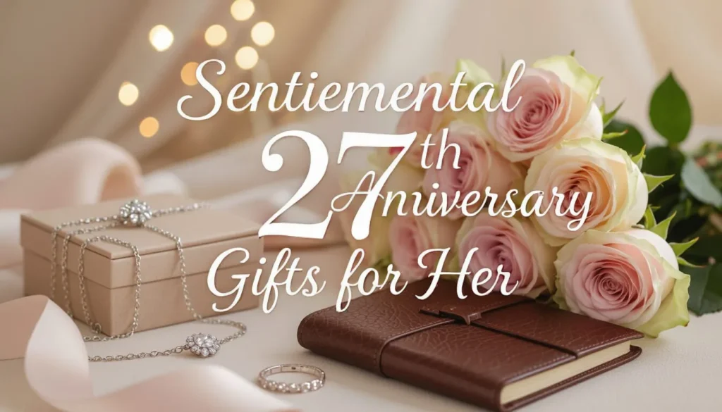 Sentimental 27th Anniversary Gifts for Her