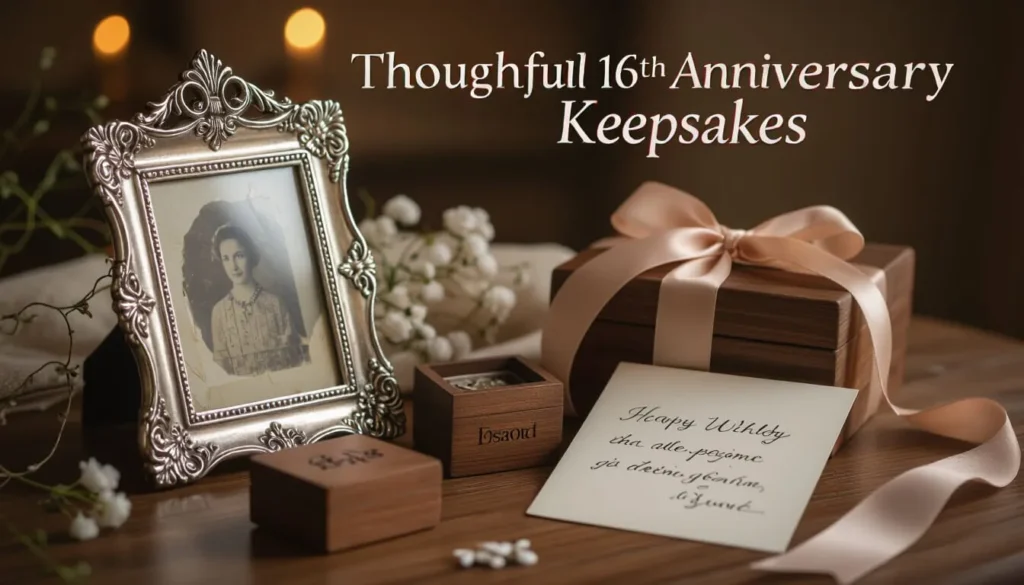 Thoughtful 16th Anniversary Keepsakes