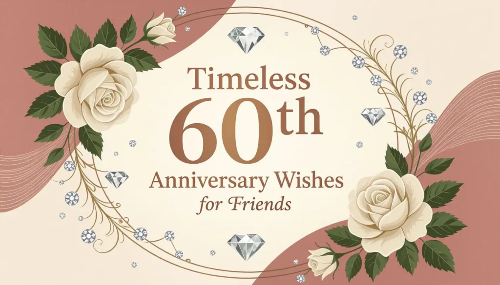 Timeless 60th Anniversary Wishes for Friends