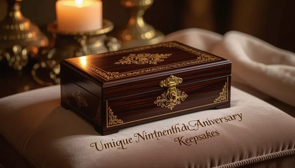 Unique Nineteenth Anniversary Keepsakes