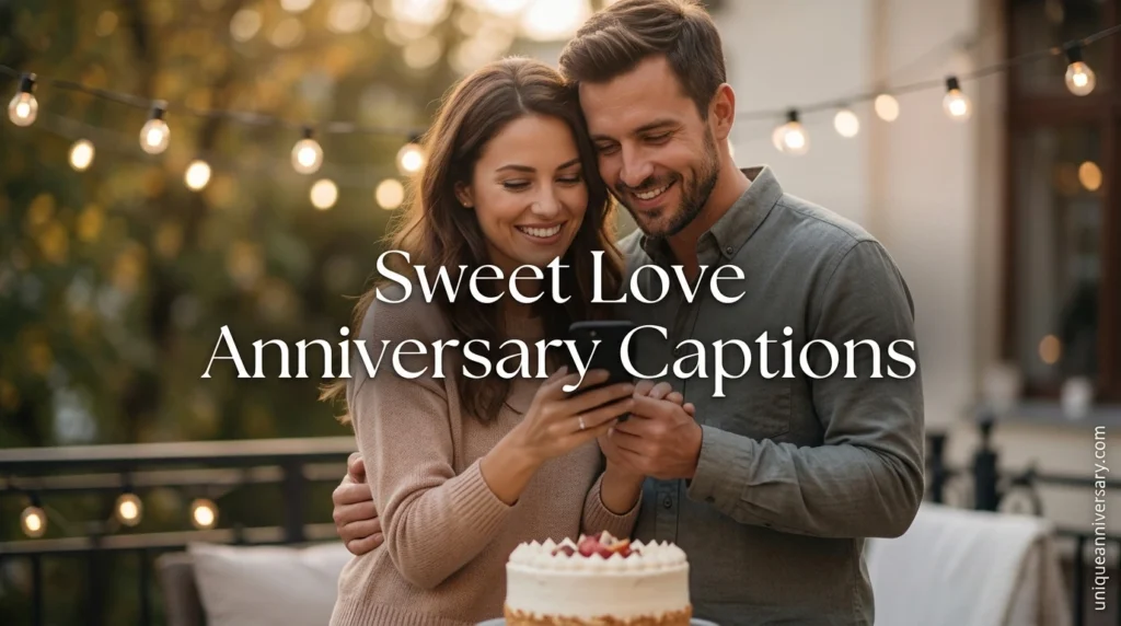 Sweet Love Anniversary Captions