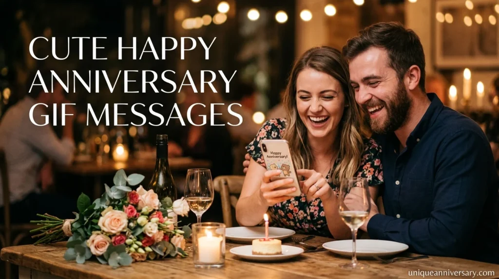 Cute Happy Anniversary GIF Messages