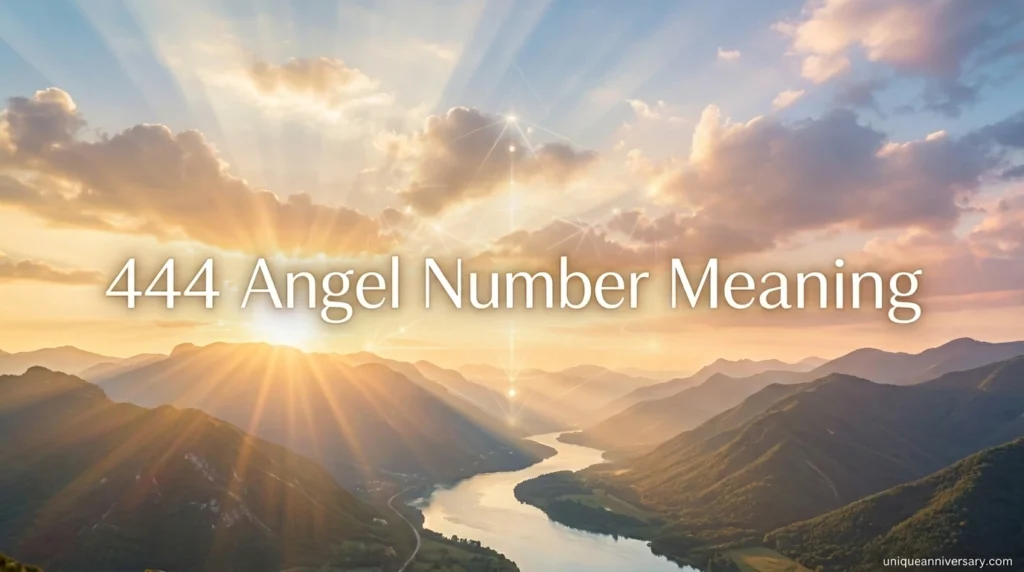 444 Angel Number Meaning