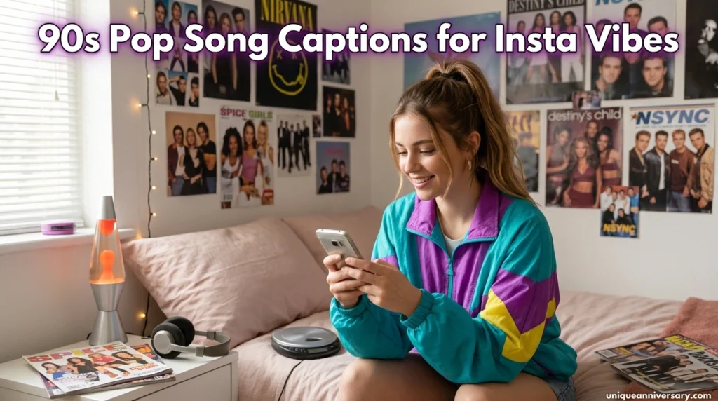 90s Pop Song Captions for Insta Vibes