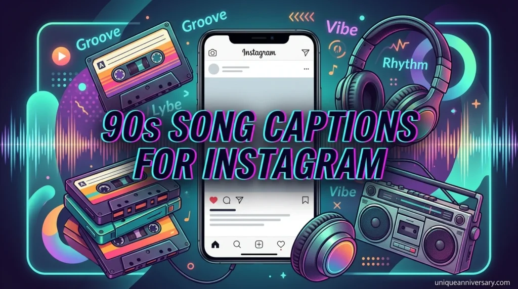 90s song captions for instagram