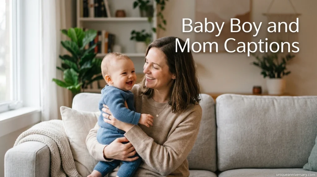 Baby Boy and Mom Captions