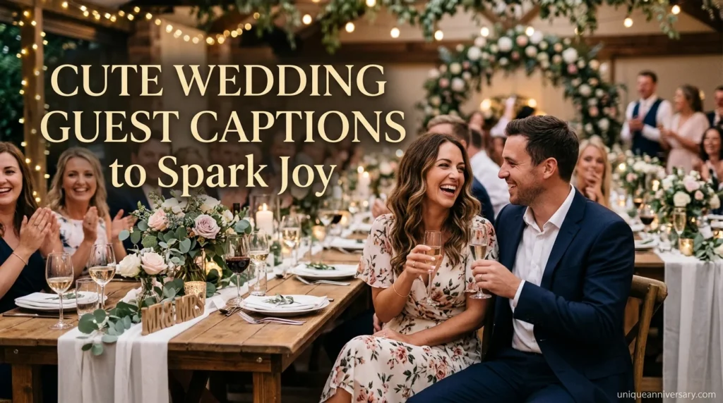 Cute Wedding Guest Captions to Spark Joy