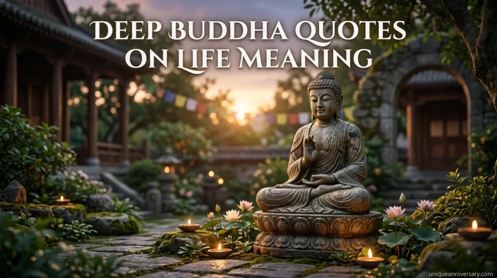 Deep Buddha Quotes on Life Meaning