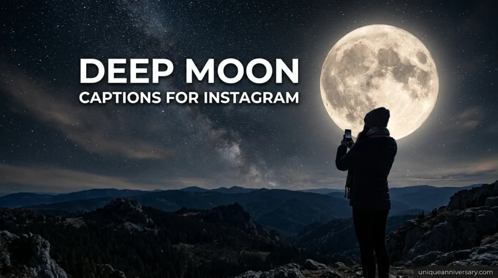 Deep Moon Captions for Instagram