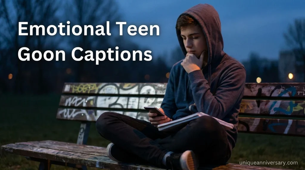 Emotional Teen Goon Captions