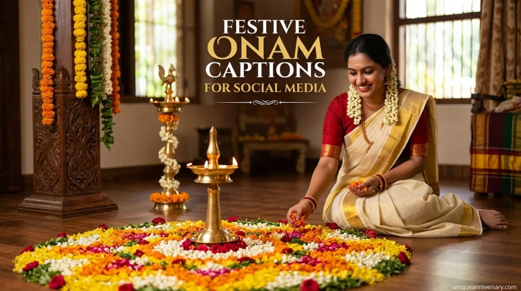 Festive Onam Captions for Social Media