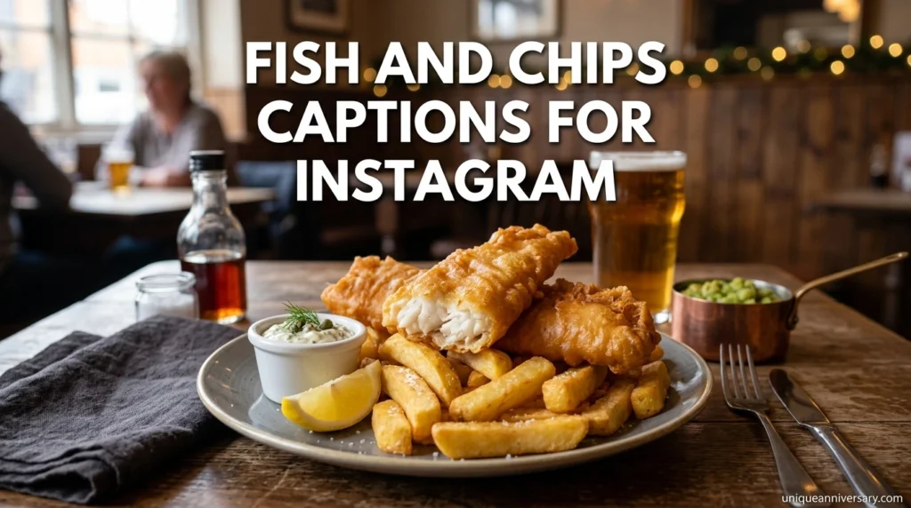 Fish and Chips Captions for Instagram