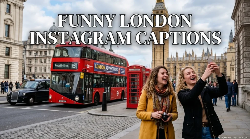 Funny London Instagram Captions