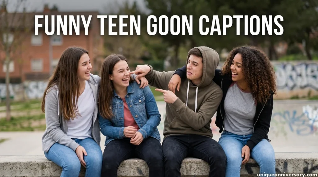 Funny Teen Goon Captions