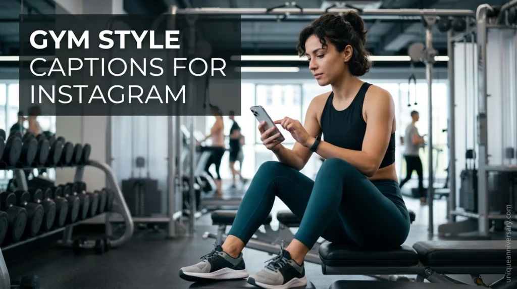 Gym Style Captions for Instagram
