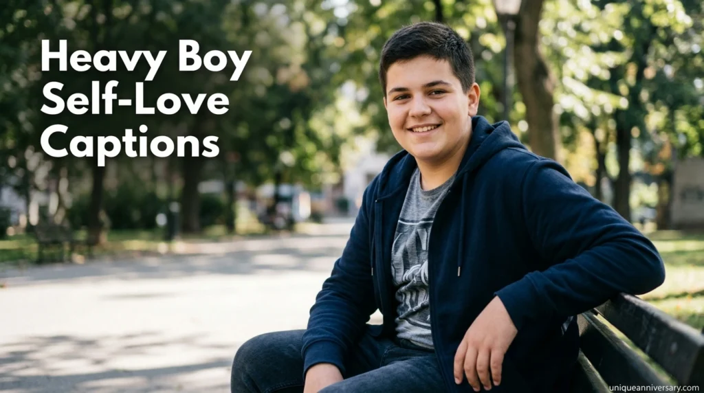 Heavy Boy Self-Love Captions