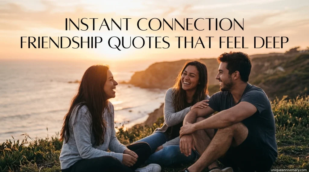 Instant Connection Friendship Quotes That Feel Deep