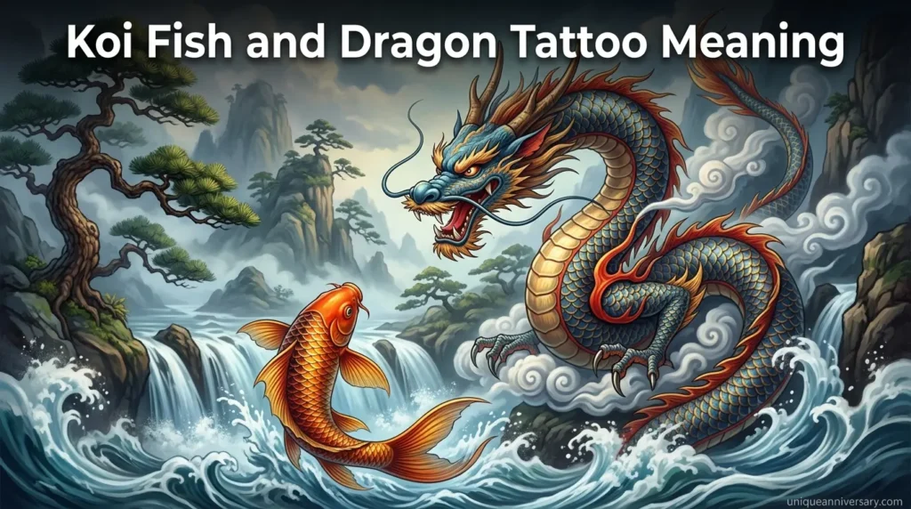 Koi Fish and Dragon Tattoo Meaning