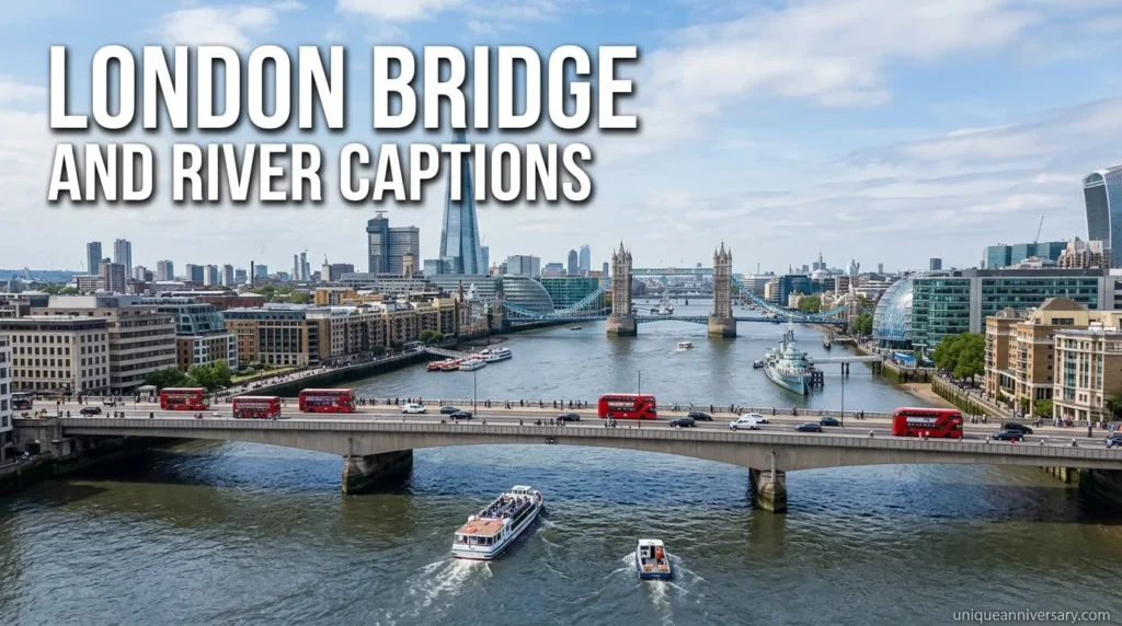 London Bridge and River Captions