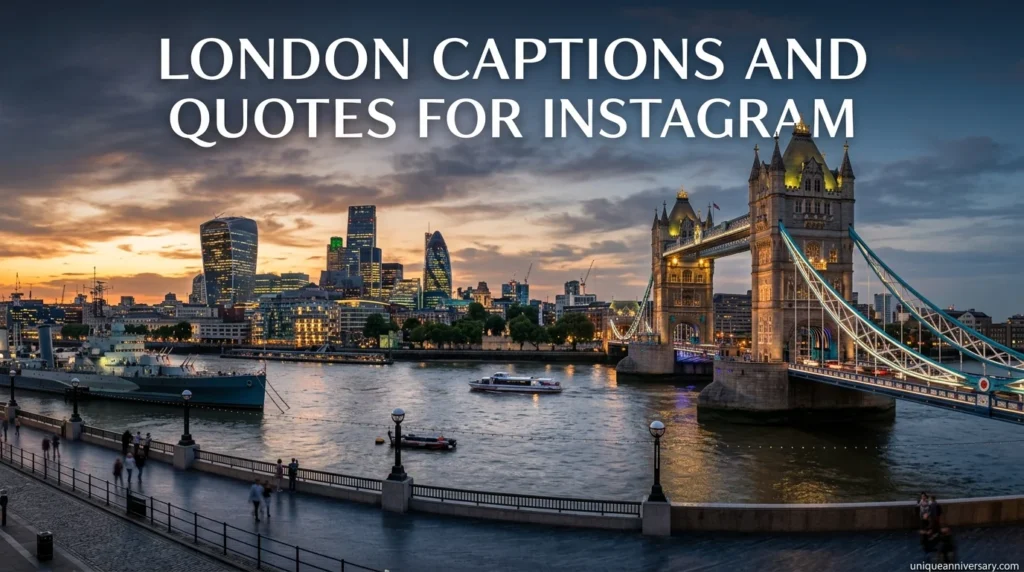 London Captions and Quotes for Instagram