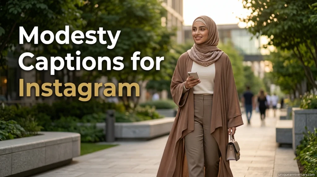 Modesty Captions for Instagram