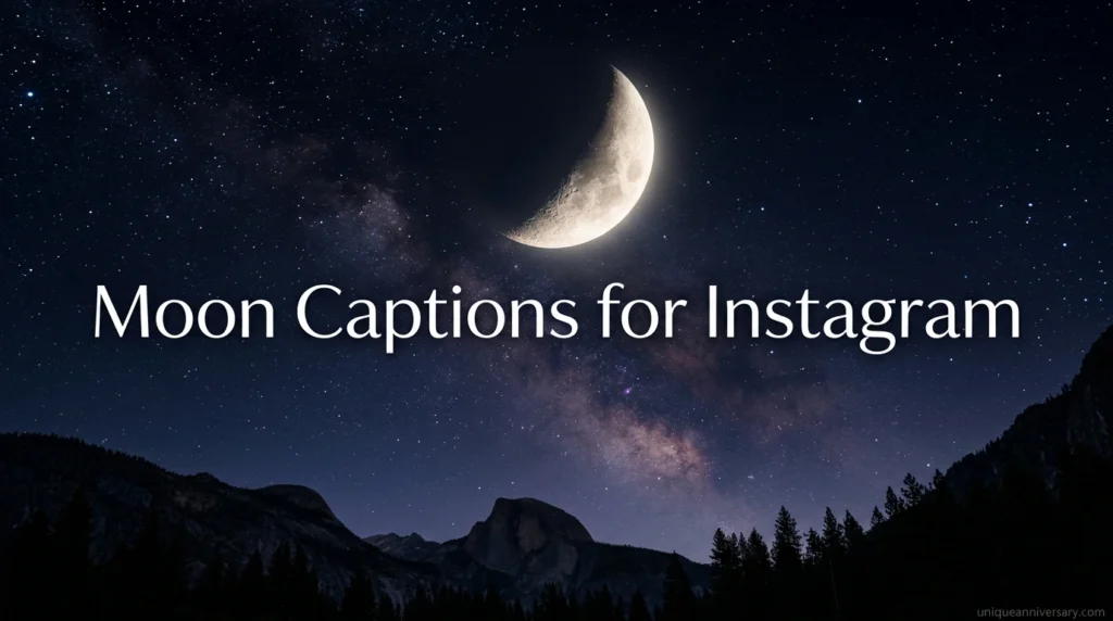 Moon Captions for Instagram