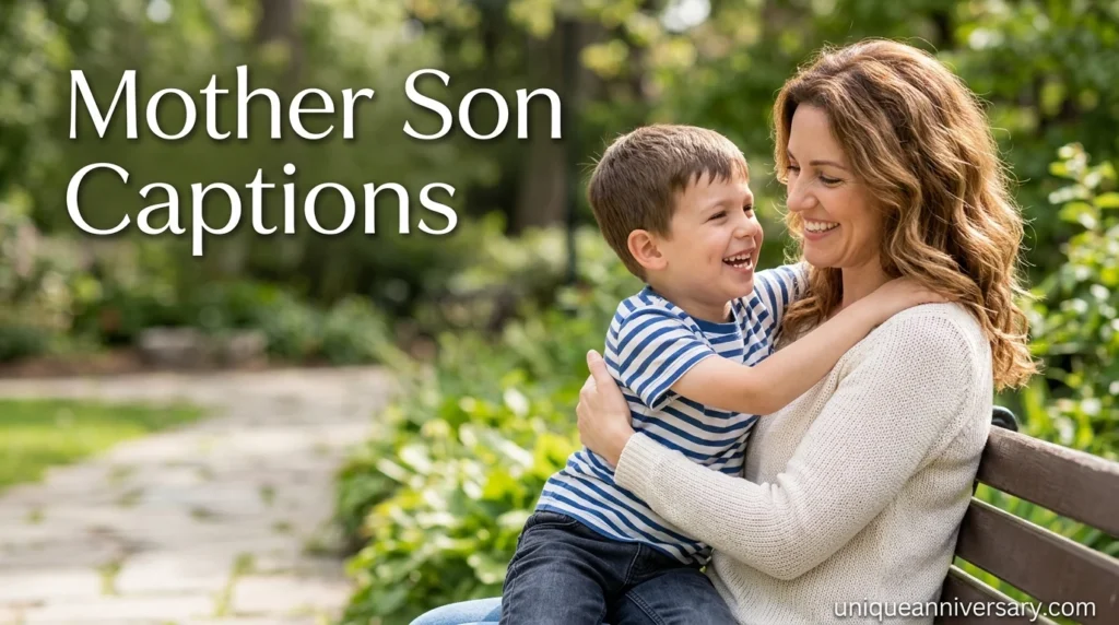 Mother Son Captions