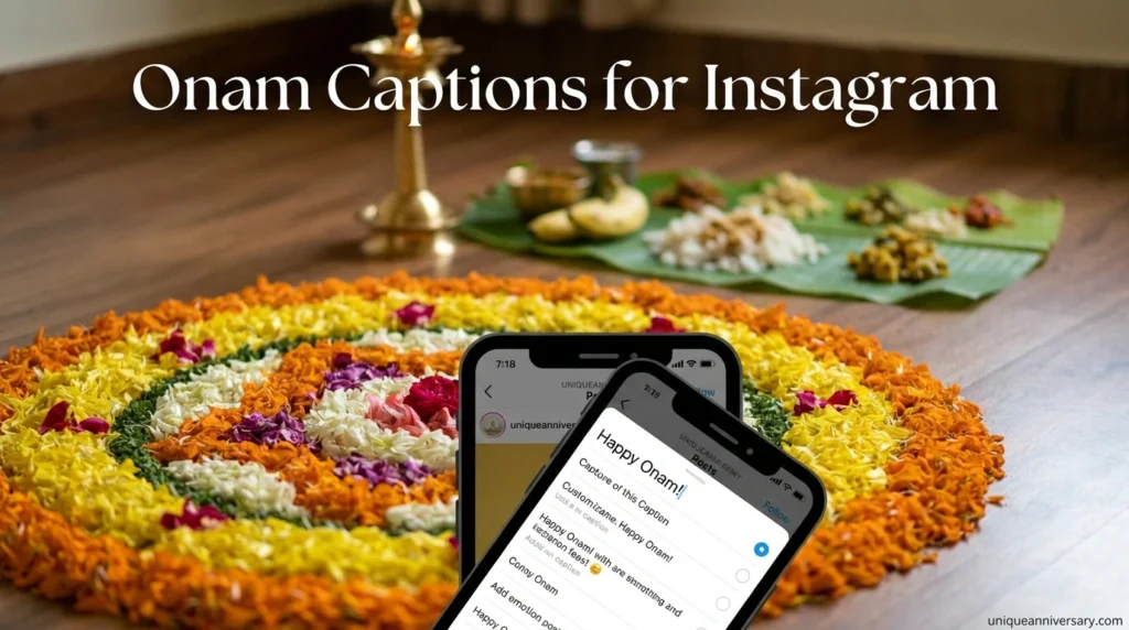Onam Captions for Instagram