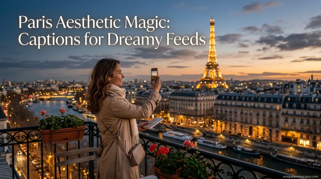 Paris Aesthetic Magic Captions for Dreamy Feeds