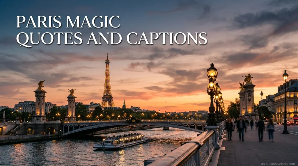 Paris Magic Quotes and Captions