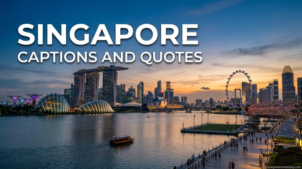 Singapore Captions and Quotes