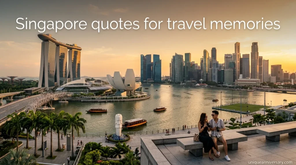Singapore quotes for travel memories